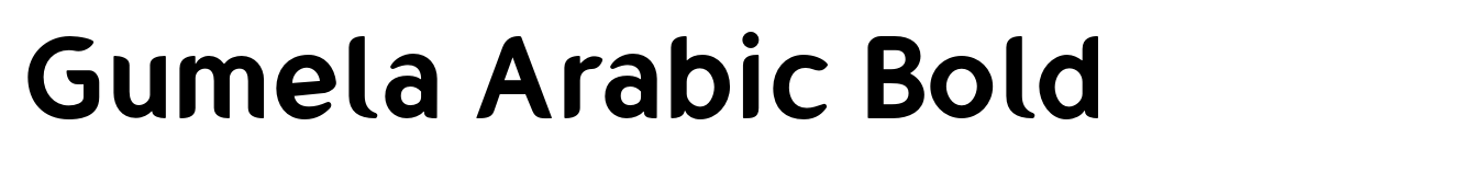 Gumela Arabic Bold